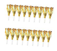 WEKAMOS 18 Pcs Fringed Party Noisemakers Set Colorful Blowouts Whistles for Birthday Halloween Carnival Sports Events Safe Convenient Party Accessories for All Ages