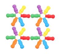 WEKAMOS 180pcs Wooden Board Game Pawns for Adults Natural Wood Pieces for Strategy Games Chess Chinese Checkers and Tabletop Markers Versatile Family Fun