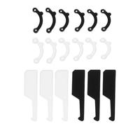 WEKAMOS 18pcs Invisible Nose Shaper Tool Nose Lifting Clip for Bridge Straightening Beauty Shaping Inserts with Black White Sizes S/m/l for Facial Contouring