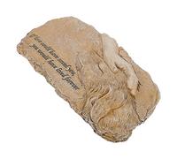 WEKAMOS 1Pc Dog Memorial Tribute Statue Garden Ornament for Pets Durable and Weatherproof Figurine Healing Reminder for Pet Loss Touching Dog Action Decor for Lawn Garden