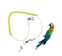 WEKAMOS 1pc Elastic Parrot Leash Bite Training Harness with Claw Ring for Outdoor Adventures Random Color for Bird Owners and Flight Training Random Color