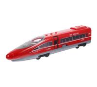 WEKAMOS 1pc High Speed Rail Model with Sound Light Pull Back Inertia Train for Creative Educational for Birthdays Year Safe Design Random Color