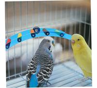 WEKAMOS 1Pc Parrot Climb Arch Ladder Acrylic Standing Rack for Birds Bird Training for Cockatiels Parakeets Birds Fun Plaything to Enhance Skills and Keep Pets