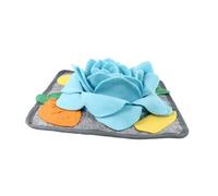 WEKAMOS 1pc Rabbit Foraging Mat Interactive Sniff Training Cushion for Small Animals Blue Slow Feeding to Prevent Obesity Washable Non Slip for Digging and Foraging