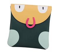 WEKAMOS 1pc Sanitary Napkin Storage Bag Cartoon Menstrual Pad Pouch for Outdoor Use Change Bag Convenient Concealed Button Design Lovely Appearance for Personal Items