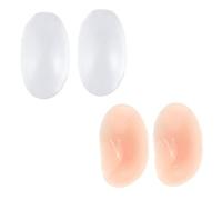 WEKAMOS 2 Pairs Skid Silicone Shoulder Pads Thickened Invisible Shoulder Enhancers Unisex Clothes Accessories for Rounded Support