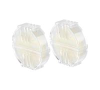 WEKAMOS 2 Pcs Beeswax Thread Greaser with Holder for Quilting Sewing and Cross Stitch Thread Conditioner Box to Lubricate and Prevent Tangling for Hand Stitching and Embroidery