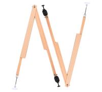 WEKAMOS 2 Pcs Large Wooden Drafting Compass with Precision Radius for Teaching Geometry and Drawing Circles Blackboard School Drawing Aid for Math and Woodworking