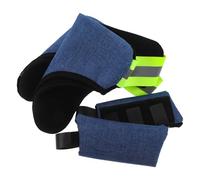 WEKAMOS 2 Sets Blue Oxford Cloth Crutch Hand Grip Replacement Pads Anti-Slip Washable Forearm and Underarm Crutches Covers with Moisture Wicking Cushion Universal Ergonomic Elbow for