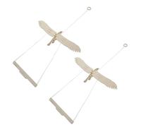 WEKAMOS 2 Sets DIY Wood Bird Model Science Experiment Kit for Educational Stem Craft for Boys Learning Scientific Principles and Creative Play