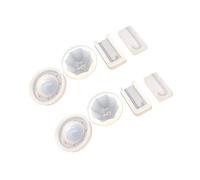 WEKAMOS 2 Sets Silicone Mini Umbrella Epoxy Molds DIY Craft Molds for Handmade Desktop Ornaments Flexible Easy to Clean and Portable for Creative Epoxy Casting