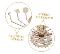 WEKAMOS 2 Sets Stem Educational Wooden Solar System Model Kit for DIY Planet Puzzle Science Experiment Natural Wood Design for Home School Teaching Aid Safe and Learning for Boys