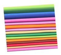 WEKAMOS 20 Sheets Eva Sponge Paper Thick Durable DIY Handcraft Materials for Family School Scrapbooking Craft Projects Bright Red and Grass Green Colors