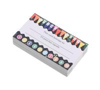 WEKAMOS 200PCS Behavior Punch Cards Reward Cards Thick Coated Paper for Students Teachers Classroom Business Motivation with Vibrant Designs