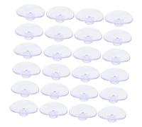 WEKAMOS 200pcs Transparent Suction Cups Heavy Duty Slip Pads for Glass Hanging No Drill Reusable Hooks for Kitchen Office Home Organization and Window Surfaces