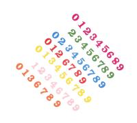 WEKAMOS 200Pcs Wooden Learning Preschool Educational Digital Cognitive Blocks for Cognitive Development and Counting Skills