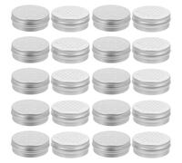 WEKAMOS 20PCS Aluminum Dog Scent Training Containers with Screw Tops Leakproof Portable Nosework Tins for Precision Odor Detection and Outdoor Use in Canine Scentwork
