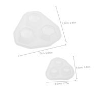 WEKAMOS 20PCS Diamond Shape Silicone Resin Molds for DIY Crafting Flexible Durable Silicone Epoxy Moulds for Jewelry Pendant and Decorative Resin Art Broad Material Compatibility