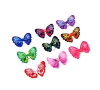 WEKAMOS 20pcs Elastic Hair Bands with Multi Color Bow Pet Grooming Accessories for Dogs and Cats Soft Durable Topknot Bands for Braids Tails and Hairstyles