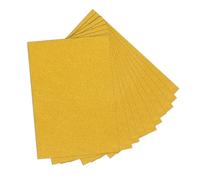 WEKAMOS 20pcs Glitter Cardstock Gold Sparkling DIY Craft Paper for Scrapbooking Greeting Cards Heavyweight Non-Peeling Glitter Paper for Art Projects and Decorations