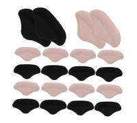 WEKAMOS 20pcs High Heel Cushion Inserts for Women Self-Adhesive Heel Grips Liner for Long Walks Compatible with Dress Shoes Flats and Casual Footwear