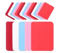 WEKAMOS 20Pcs Iron-On Denim Patches for Clothing Repair - Self-Adhesive Elbow Patches, 12.5X9.5Cm Textile Repair Kit for Jeans, Jackets, Coats, and Outdoor Gear