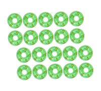 WEKAMOS 20pcs Miniature Cartoon Swimming Rings Small Dollhouse Decor Accessories Cute Mini Swim Rings for Mini House Supplies and Photography Props