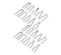 WEKAMOS 20pcs Pyrography Pen Nibs High Temperature Resistant Wood Burning Tips for DIY Woodcrafts Leather Paper Wire Tips for Artistic Engraving and Creative Woodburning