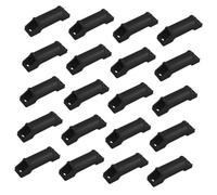 WEKAMOS 20pcs Replaceable Gaming Chair Footrest Sliders with Smooth Edges for Reclining Office Chairs Easy Assembly Footrest Cushion Glides Versatile Replacement Parts