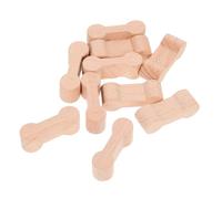WEKAMOS 20pcs Wooden Dog Bone Train Track Connectors Railway Track Adaptors for Creative Train Accessories for Stable Model Layouts