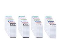 WEKAMOS 24Pcs Budget Recording Cards with Six Design for Cash Binder Personal Monthly Expense Tracker Budget Sheets for Financial Planning and