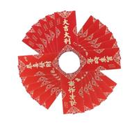 WEKAMOS 24pcs Chinese Red Envelopes Thick Paper Lucky Money Packets with Traditional Blessing Phrases for Year Spring Festival Giving