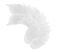 WEKAMOS 24pcs Embroidered Wing Patches for Clothing and Bags Large White Wing Appliques for Jackets Jeans Backpacks Easy to Sew Embellishments for DIY Fashion Accessories