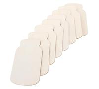 WEKAMOS 24pcs Unfinished Wood Signs DIY Mason Jar Shape Wooden Plaques Blank Wood Craft Slices for Painting Writing Home Decor Cottagecore Aesthetic