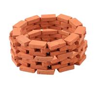 WEKAMOS 250PCS Scale Miniature Bricks for DIY Crafts and Dollhouse Decoration Realistic Mini Simulation Bricks with Intricate Detailing for Model Building