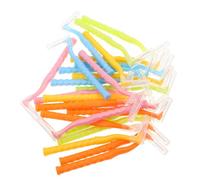 WEKAMOS 25pcs Shaped Interdental Brushes for Braces and Retainers Soft Extra Fine Dental Cleaners with High-Density Bristles Portable Toothpick Flossers for Gentle Gum Care and Orthodontic