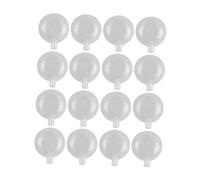 WEKAMOS 25Pcs White Replacement Squeakers for Dog and Lightweight Noise Makers for DIY Repair and Craft Accessories Durable Insert for Interactive Pet Play