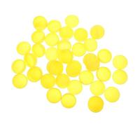 WEKAMOS 25pcs Yellow Plastic Lottery Balls Diameter Hollow Raffle Draw Balls for Party Games Event Decorations with Bright Color Easy Recognition