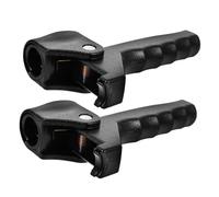 WEKAMOS 2pcs Adjustable Walking Stick Handle Grip for Canes Ergonomic Nonslip Support Knob Easy Installation Joint Relief for Elderly Seniors Comfortable Grip Accessories