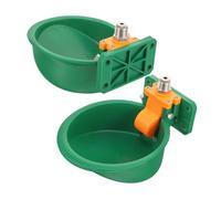 WEKAMOS 2pcs Automatic Drinking Waterer for Sheep and Cattle Efficient Water Management and Easy Installation Livestock Water Bowl for Farms and Ranches