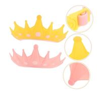 WEKAMOS 2pcs Baby Shower Cap and Bath Visor for Toddlers, Waterproof Silicone Ear Protection Hat for Boys and Girls, Baby Hair Washing Shield for Bathing, Yellow and Pink