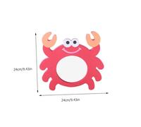 WEKAMOS 2pcs Bath Crab Design Soft EVA Material Safe Non-toxic Bath for Shower Fun and Sensory Play
