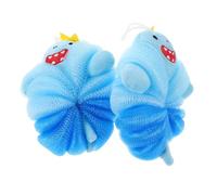 WEKAMOS 2pcs Bath Sponges Soft Cartoon Shark Shapes Gentle Exfoliating Bath for Boy Girl Safe Skin Friendly Bathing Accessories