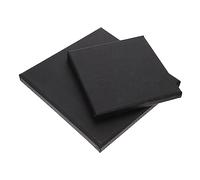 WEKAMOS 2Pcs Black Painting Canvas Frames with Stretched Canvas Boards for Oil and Painting Lightweight DIY Art Panels Safe Rounded Edges for Beginners and Hobbyists