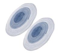 WEKAMOS 2pcs Cat Scratching Pads Indoor Kitten Scratch Boards with Woven Jute Material Blue Protective Mat for Furniture Sofa Carpet Safe Play and Mood Relief