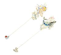 WEKAMOS 2pcs Classical Chinese Mythology Metal Bookmarks Antique Page Marking Tool for Students and Readers Creative Book Lovers and Writers