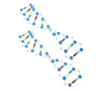 WEKAMOS 2pcs Dna Molecular Model Kit Double Helix Structure Educational Science Prop for High School University Biology Teaching Learning Tool