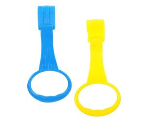 WEKAMOS 2pcs Ergonomic Standing Assistance Rings for Playpen Pull Up Handles for Indoor Use Fall Protection Supporting Physical Development and Motor Skills
