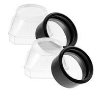WEKAMOS 2Pcs Insect Viewer Magnifier Outdoor Container for Catching and Observing Live Bugs Plastic Observation Case for Nature Exploration and Science Learning