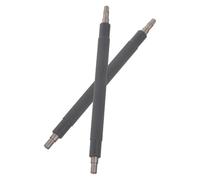 WEKAMOS 2pcs Iron Bearing Paper Rollers for Small Printers High Compatibility Printer Accessories for Smooth Paper Handling Ink Smudge Prevention and Easy Maintenance in Office Use